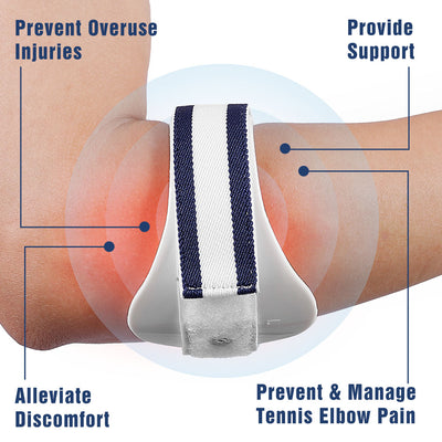 Fivali Adjustable Elbow Strap-EBF083-01-White-02