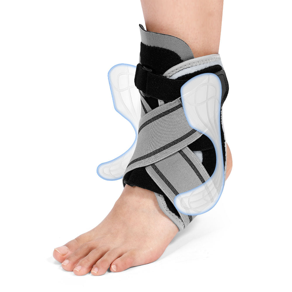 Fivali Ankle Support Brace-ABF018-Grey-01-Left