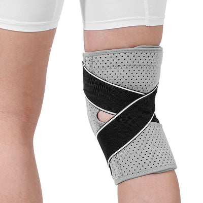 Fivali Compression Knee Brace-KBF051-02-Grey-XL