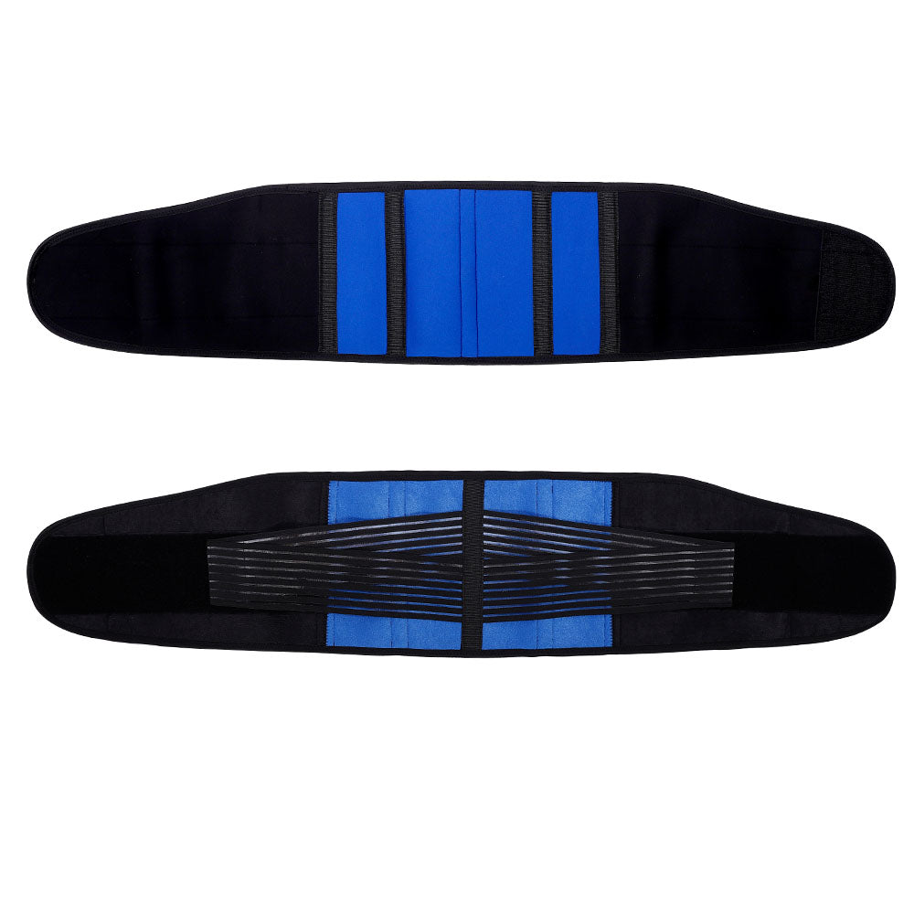Fivali Back Belt Support Providing Breathability-BBF037-01-Blue-L