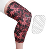 Fivali Sports Leg Sleeve-KBF023-18-Red-M
