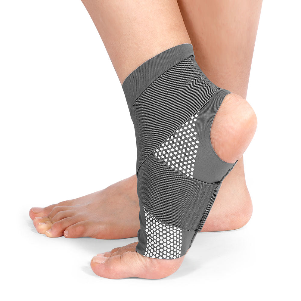 Fivali Adjustable Ankle Compression Sleeve Ankle Wrap 2 Pack - Guide