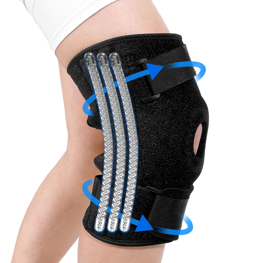 Fivali Plus Size Knee Brace for Sports with Rubber Pad - Guide