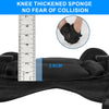 Fivali Elbow Pads with Compression Straps-EBF060-01-Black-M