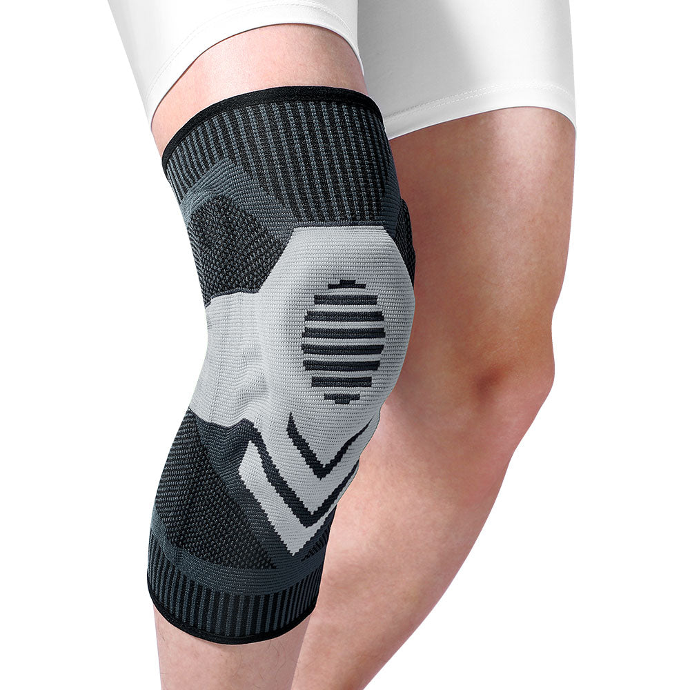 Fivali Compression Knee Brace for Pain with Spring and Pad Protection - 2 Pack