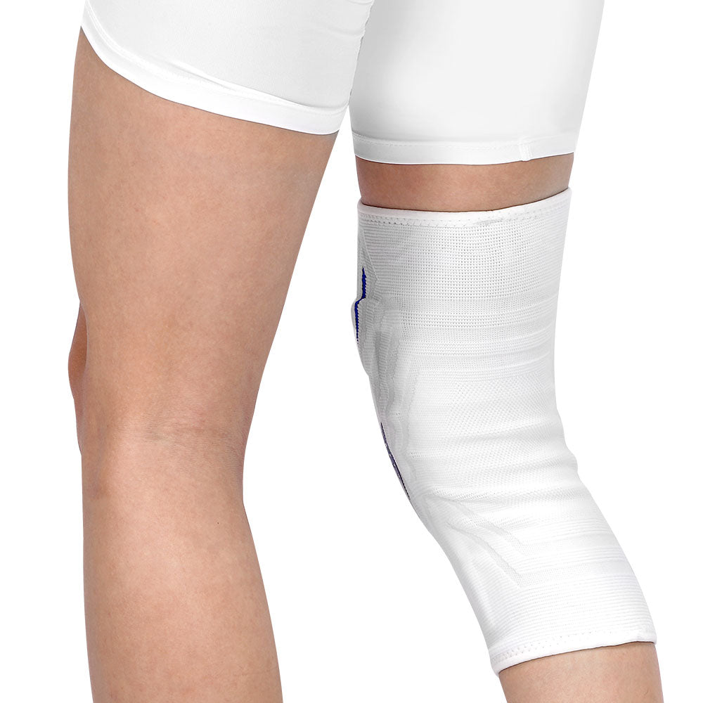 Fivali Sport Compression Knee Support-KBF023-14-White-L