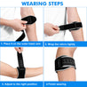 Fivali Elbow Strap for Sports-EBF045-01-Black-Wear