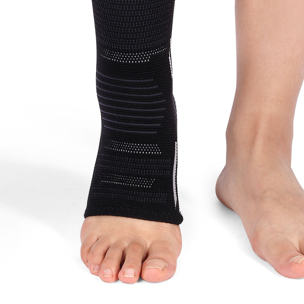 Fivali Ankle Support for Sports-ABF023-Black-01-L