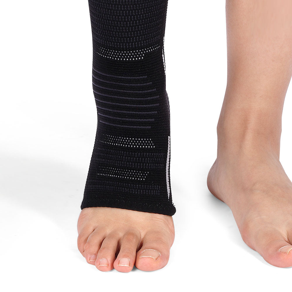 Fivali Ankle Support for Sports with Knitted Fabric - 2 Pack