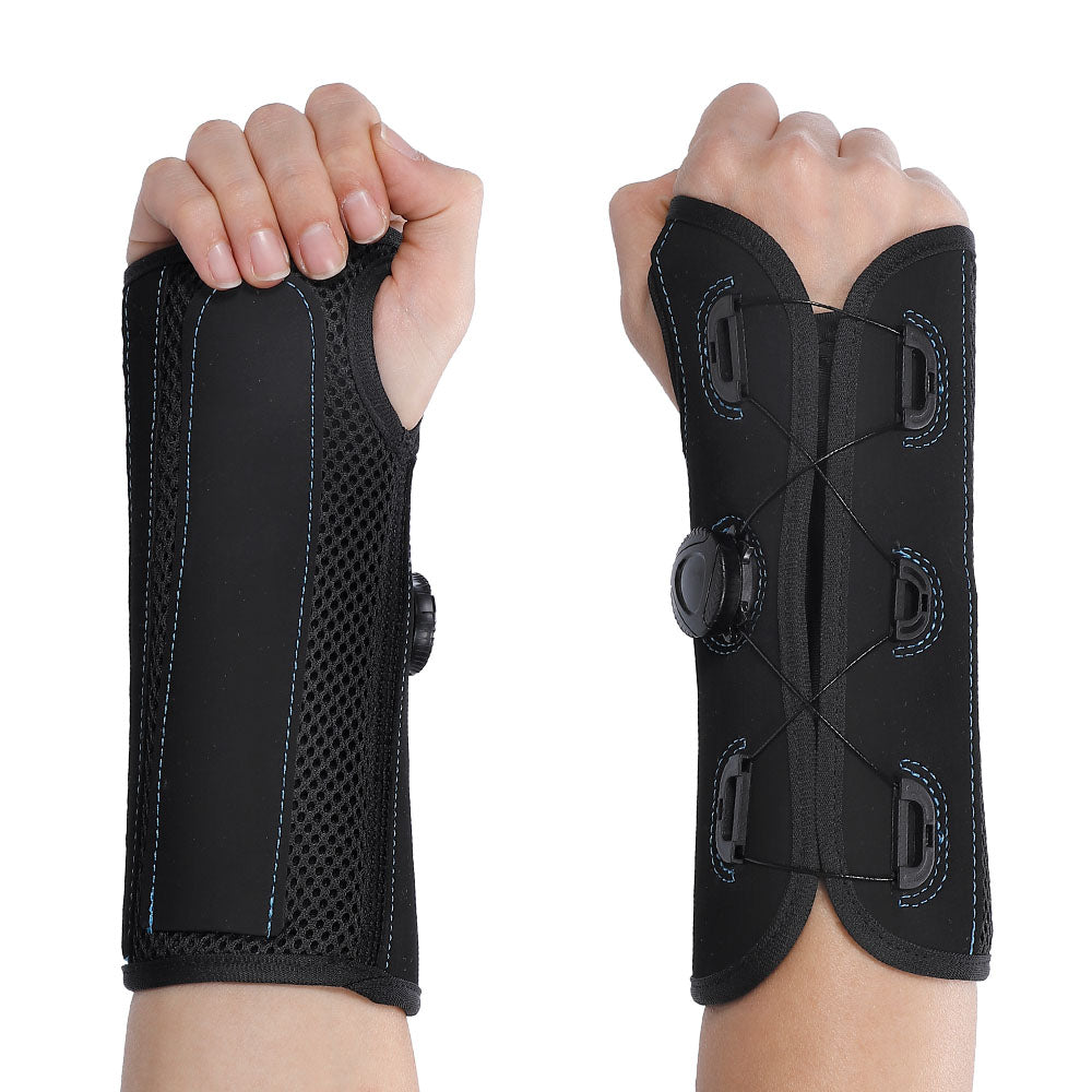 Sprained Wrist Brace with Adjustable Rotating Button for Stability Fivali