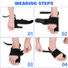 Fivali Ankle Brace for Bunion-ABF013-01-Black-Right-Wear