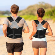 Fivali Full Back Brace for Back Straighten and Posture Correction-BBF065-01-Black-02