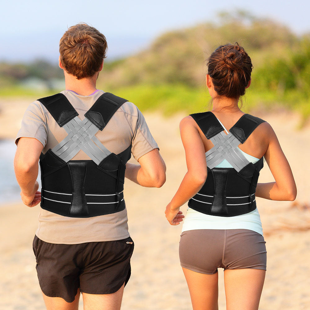 Fivali Full Back Brace for Back Straighten and Posture Correction-BBF065-01-Black-02