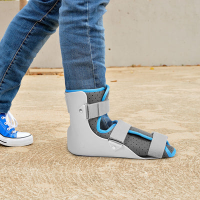 Fivali Ankle Stabilizer for Sprained-ABF057-01-Grey-Walk