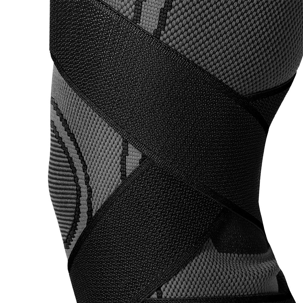 Fivali Adjustable Compression Knee Sleeves for Squats Running - 2 Pack