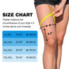 Fivali Sports Knee Brace-KBF042-01-Black-Size