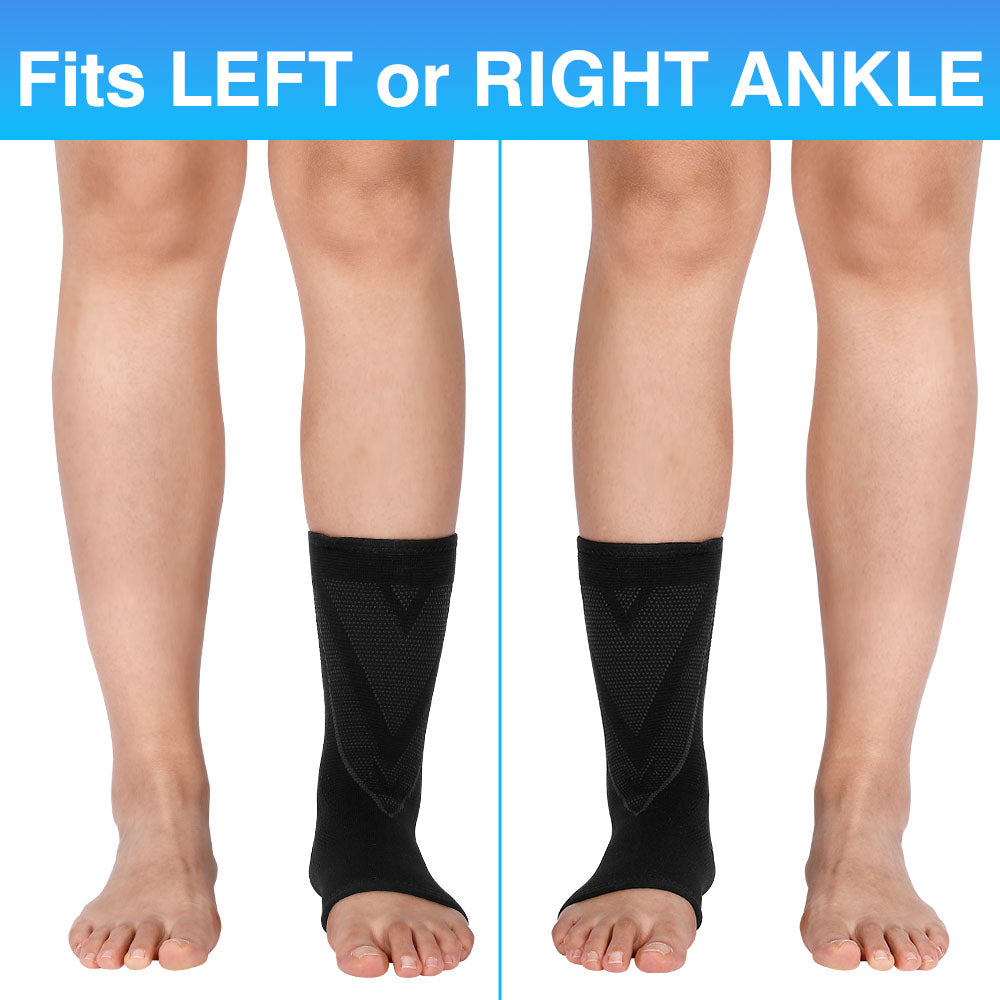 Fivali Ankle Sleeve-ABF023-Black-03-XL