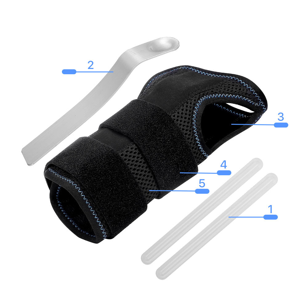 Fivali Wrist Brace with Detachable Steel-A