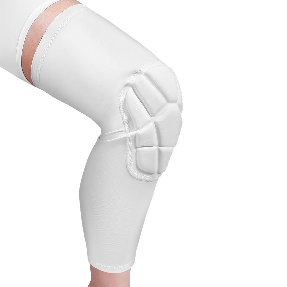 Fivali Football Leg Sleeves-KBF051-01-White-M