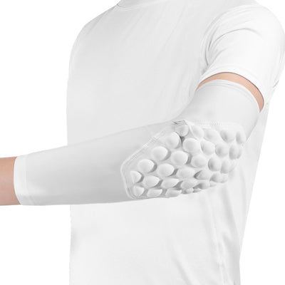 Fivali Sports Elbow Braces for Kids-EBF044-02-White