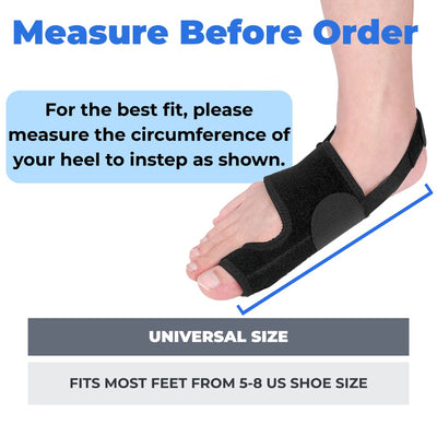 Fivali Ankle Brace for Bunion-ABF013-01-Black-Right-SIZE