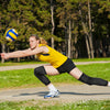 Fivali Compression Football Knee Sleeves-KBF023-11-Black-01-Volleyball