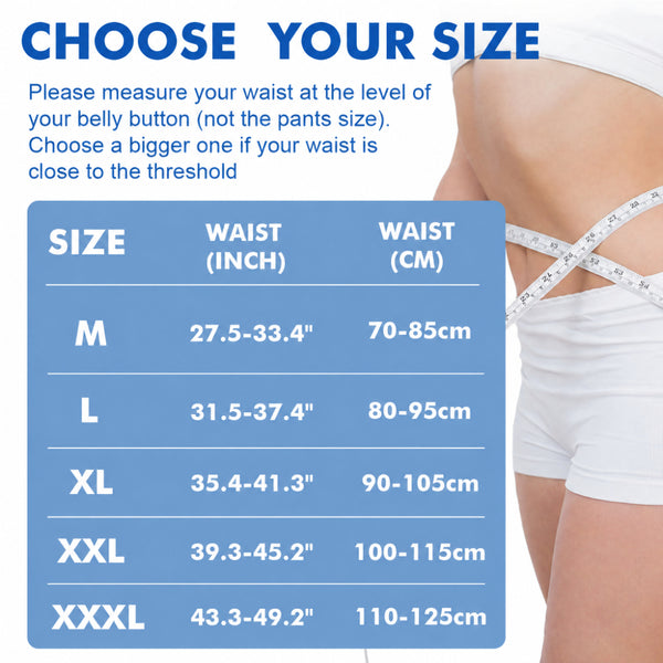 Fivali Heatable Lower Back Support with Sturdy Support Daily Use-BBF035-03-Blue-Size