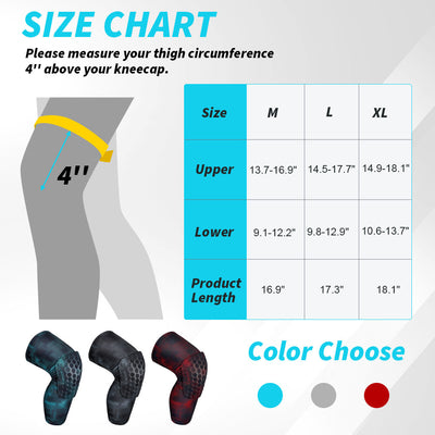 Fivali Basketball Leg Sleeve-KBF023-19-Blue-SIZE