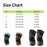 Fivali Adjustable Compression Knee Sleeves-KBF001-Black-01-size